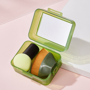 Ensemble d'éponges de maquillage 4-en-1 en forme de champignon, éponge cosmétique sans latex avec 55 #   Kit de pinceaux pour fond de teint - Product Image 1