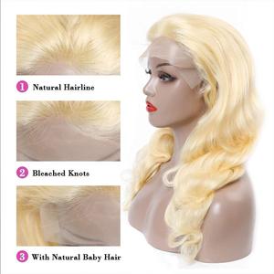 613 Parrucca Anteriore del merletto, 613 Hd Parrucca Del Merletto Frontale Blonde 613 Dei <span class=keywords><strong>Capelli</strong></span> Umani Parrucca Piena Del Merletto - Product Image 3