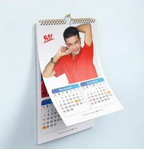 バルクプリントデスクカレンダーTakvim CalendariumKoledarカスタム装飾壁掛けカレンダー