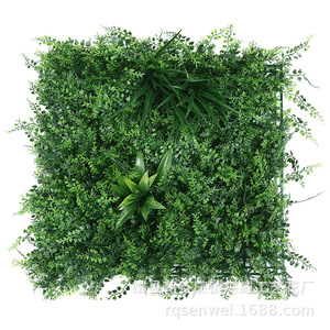 Décoration murale végétale artificielle 247 Panneau de verdure en herbe de Milan pour usage intérieur et extérieur - Product Image 5