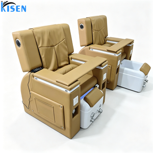 Sillones de Pedicura Profesionales con Sistema de Vaporización, Sillón de Pedicura de Lujo para Salón de Uñas, Sillón de Pedicura y Manicura con Masaje y Luz Eléctrica - Product Image 6