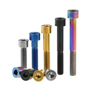 สกรูหัวหกเหลี่ยม DIN912 ขนาด M8X15 20 25 30 35 40 45 50 60 70 มม. สำหรับจักรยาน มอเตอร์ไซค์ รถยนต์ และอะไหล่เครื่องยนต์ - Product Image 5