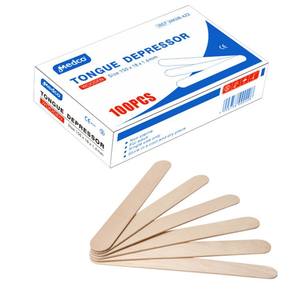 Medco Wooden Tongue Depressor 150x18x1.6mm Single Use For Adults Dental <b>Supplies</b> - Product Image 3