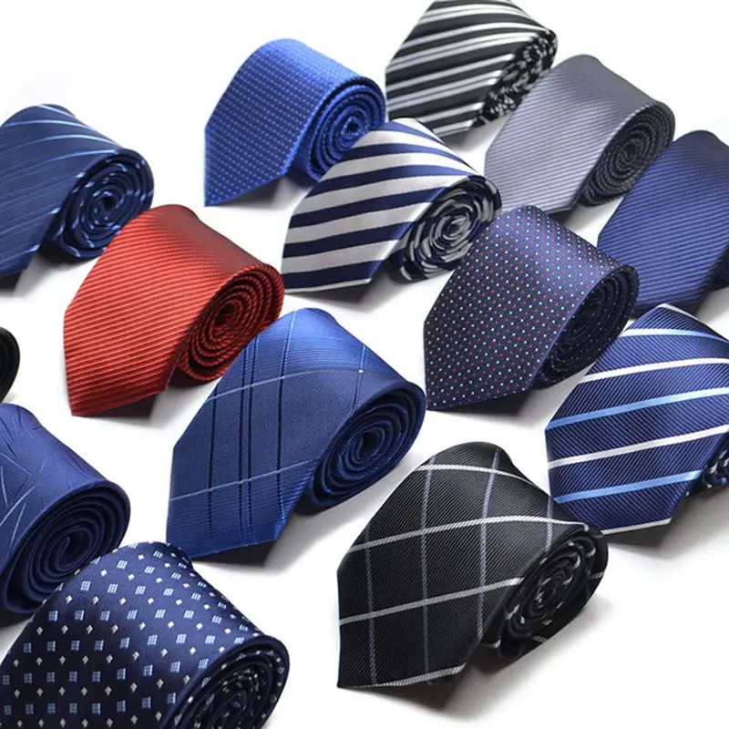 Wholesale Men's 100% Custom Woven Silk necktie High Quality cheap mens neck tie Gravata