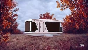Precio de fabricación profesional Casa ensamblada Camping Tiny Mobile Portable Prefabricado Space Capsule Container House Hotel - Product Image 3