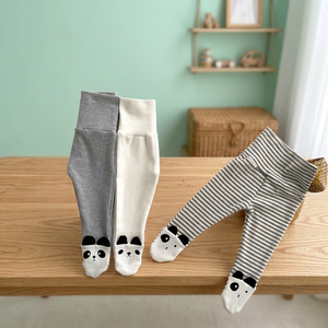 Collants pour bébé mignons, 100% coton, longueur intégrale, chaussettes pour nourrissons, respirantes, écologiques, vêtements décontractés pour le printemps, 0,5-3 ans - Product Image 3