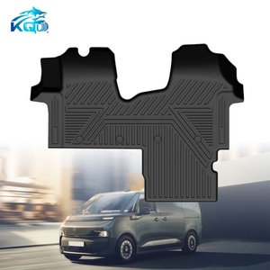 Tapis de voiture personnalisés 5D en TPE imperméable, épaisseur 3-3,5 mm, ensemble complet 3 pièces pour Renault Trafic - Product Image 1