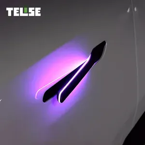Комплект чехлов для дверных ручек TELISE, яркий Умный Замок, электрическая дверная ручка для Tesla, модель 3 Y