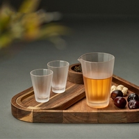 Dessert en bois pain fruits plateau de rangement bois d'acacia Style japonais Triangle thé boissons plateau de service