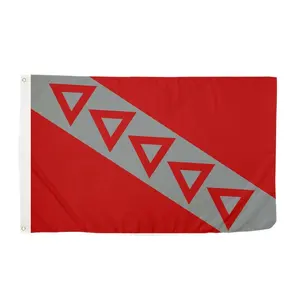 Bandera personalizada de buena calidad Tau Kappa Epsilon Banner 3x5 pies