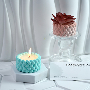 TIMESRUI Venta al por Mayor Molde de Silicona con Textura de Cuerda de Cáñamo, <span class=keywords><strong>Moldes</strong></span> de Resina y Cordón de Yute para Velas, para Bricolaje, Concreto, Macetas y Decoración del Hogar - Product Image 5