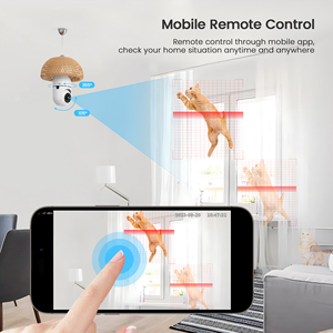 Top bán Q15 Wifi 1MP Bóng đèn máy ảnh trong nhà 360 độ PTZ Home <span class=keywords><strong>Camera</strong></span> An Ninh với 128 gam thẻ SD - Product Image 5