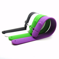 GAI-001 promotionnel mode poignet bande usb lecteur flash en vrac 16gb Silicone Slap Band Bracelet clé usb 3.0