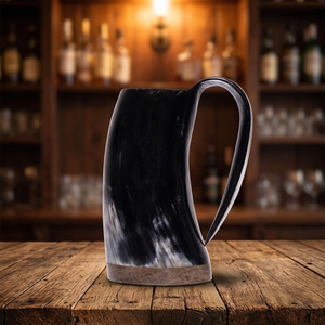 Precio de Fábrica, Mejores Tazas de Cuerno de Búfalo, Cuernos para Beber, Taza Vikinga de Cuerno de la India con Logotipo Grabado Personalizado - Product Image 1