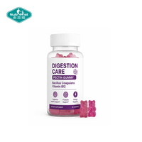 Complément alimentaire OEM pour la santé digestive, gommes à la pectine avec probiotique Bacillus coagulans et vitamine B12