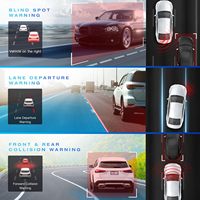 2025 nouveau 4K ADAS enregistreur de conduite APP contrôle ACC Kit de câblage voiture boîte noire Vision nocturne voiture avant et arrière AI Dash Cam