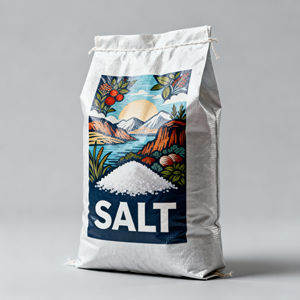 Bedruckte Rückverfolgbare Gewebte Säcke 25KG 50kg Wiederverwendbare Langlebige Exportqualität Polypropylen-Säcke für Salzverpackung - Product Image 3