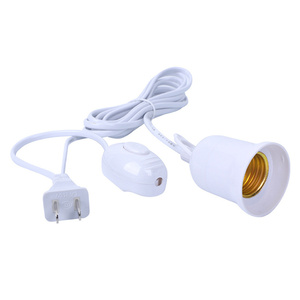 5m E27 lampe cordon d'alimentation câble d'extension prise US/EU avec <span class=keywords><strong>fil</strong></span> de commutation <span class=keywords><strong>pour</strong></span> pendentif <span class=keywords><strong>ampoule</strong></span> LED <span class=keywords><strong>suspension</strong></span> <span class=keywords><strong>suspension</strong></span> support de prise - Product Image 3