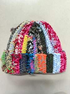 หมวกฮิปฮอปสำหรับผู้หญิงหมวกสีอบอุ่นหนาสำหรับเย็น - Product Image 4