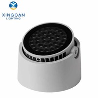 Lampe de tuteur d'arbre extérieure étanche IP65 à LED RGB RGBW DMX512 haute luminosité avec boîtier en aluminium rond éclairé