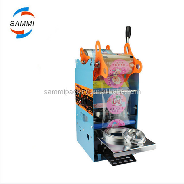 Machine à sceller électrique manuelle, thermoscelleuse pour gobelet de thé au lait, bubble tea
