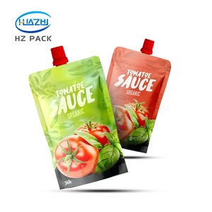 Tùy chỉnh in túi đứng có thể tái sử dụng túi nhựa cho nước sốt cà chua và dung dịch đóng gói nước sốt lỏng - Product Image 3