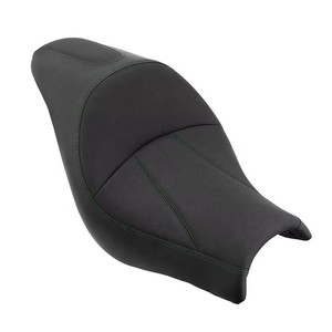 Siège de moto pour <span class=keywords><strong>Kawasaki</strong></span> <span class=keywords><strong>Vulcan</strong></span> <span class=keywords><strong>S</strong></span> 650 VN650 EN650, siège double en cuir noir de remplacement 2015-2023 - Product Image 3