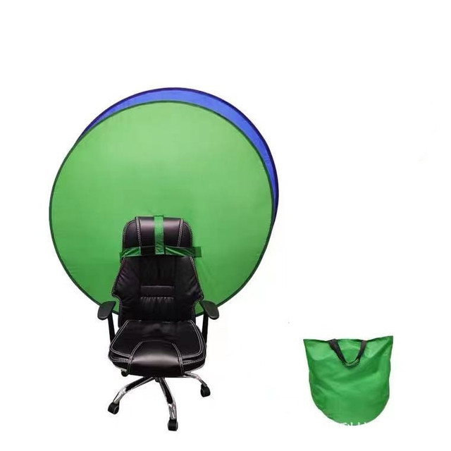 Custom Logo High Quality Webcam Backdrop Portable Green Screen Kit Adjustable Backdrop Stand for Photography