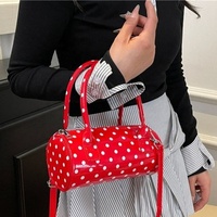 0.8MM nouveau Design miroir à pois imprimé Faux cuir synthétique tissu pour sac couverture de livre arcs bricolage artisanat