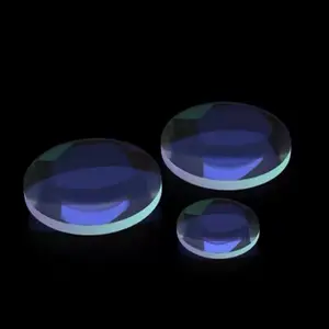 Wholesale Diameter 12.7mm FL 60mm 50mm 100mm Fused Silica Glass JGS1 Biconvex Lens