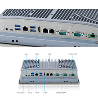PC Panel Industri 10.1 Inci Intel Core I3-1215U 8GB DDR5 400nits Layar Sentuh PCAP 2.5GbE 9-36VDC