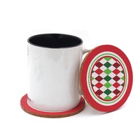 Offre Spéciale joyeux noël thème rond liège napperon cuisine Table tapis et caboteur accessoires de cuisine durables