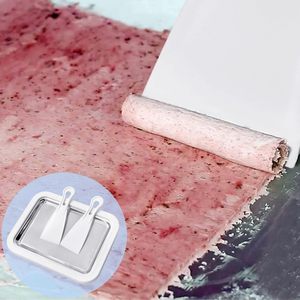 Good Seller Product Anti-overflow Design PP 304 Stainless Steel Rolled Homemade Ice <b>Cream</b> <b>Maker</b> Pan - Product Image 4