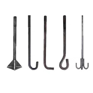 Produced By The Manufacturer Galvanized Tower Crane 7-9 L-Shaped <strong>Anchor</strong> <strong>Bolts</strong> Q235 Carbon Steel 4.8 8.8 Grade Anchol <strong>Bolt</strong>