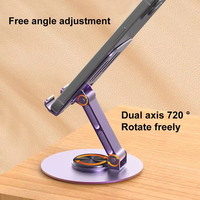 Support de téléphone rotatif à 360° en métal et aluminium pour lit, table et tablette – 2026 articles