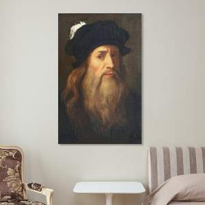 <span class=keywords><strong>Leonardo</strong></span> Da Vinci ritratto rinascimentale <span class=keywords><strong>pittura</strong></span> e arti murali decorazione per la casa classica artista italiano tela arte della parete - Product Image 5
