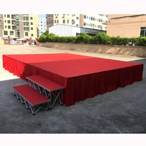 เวทีพกพาประกอบง่าย โครงสร้างอลูมิเนียม น้ำหนักเบา สำหรับงานอีเว้นท์ - Product Image 1