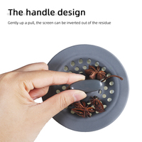 Filtre à cheveux de douche moderne, bouchon anti-obstruction, attrape-cheveux, caoutchouc TPR, couvercle de drain de sol de salle de bain, passoire d'évier de cuisine, bouchon d'égout
