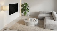Revêtement mural flexible en pierre ultra-mince à texture linéaire flammée blanche pour murs extérieurs et intérieurs, pierre douce MCM ciselée linéaire