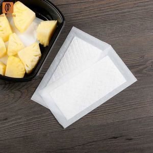 Tampon absorbant jetable de qualité alimentaire 210*150mm, écologique et très absorbant pour l'emballage de viande, poisson et fruits de mer, vente en gros - Product Image 1