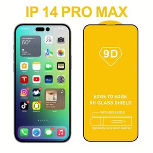 ฟิล์มกระจกนิรภัย 9d สีดำ ป้องกันการกระแทก สำหรับโทรศัพท์มือถือรุ่น 13 14 15 16 Pro Max - Product Image 6