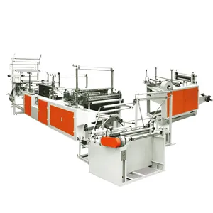 High Speed Automatic Computer Control Two Layer Rolling Plastic Vest & Flat Bag Making Machine Price