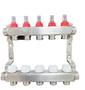 Module de collecteur Bornic en laiton et acier inoxydable de haute qualité pour système de <span class=keywords><strong>climatisation</strong></span> et de chauffage au sol, <span class=keywords><strong>thermostat</strong></span> de sol - Product Image 1