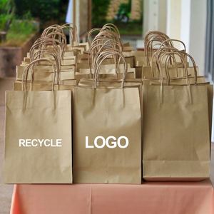 Bolsas de Papel Kraft al por Mayor, Estilo Lujoso, Versátiles, para Compras, Regalos, Comida para Llevar, Materiales Reciclados, Logotipo Personalizable - Product Image 2