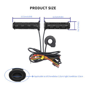 Poignées de vélo chauffantes électriques d'hiver 12V pour systèmes de carrosserie de moto - Product Image 4