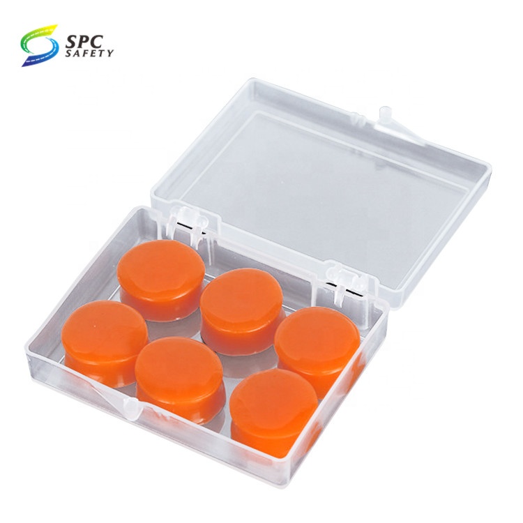 6 paia di tappi per le orecchie in morbido silicone, flessibili