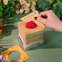 Árbol de los Deseos Colorido, Obra de Arte en Papel 3D, Bloc de Notas Desprendible, Árbol de los Deseos en Vista Completa, Recuerdo Decorativo, Adorno Creativo, Regalo