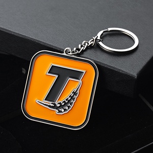 Porte-clés promotionnels en métal 2D avec logo personnalisé, porte-clés de course automobile en alliage de zinc émaillé souple, accessoires de porte-clés en gros - Product Image 2