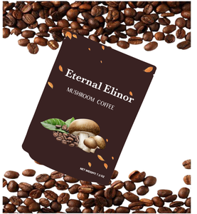 Café de Hongos 6 en 1, Mezcla de Café Árabe con Hongos Cordyceps y Reishi, Sabor a Chocolate Amargo, Café Instantáneo - Product Image 6