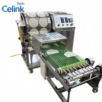 Machine automatique à grande vitesse pour la fabrication de feuilles de pâte à rouleaux de printemps en acier inoxydable pour la production en usine de rouleaux aux œufs